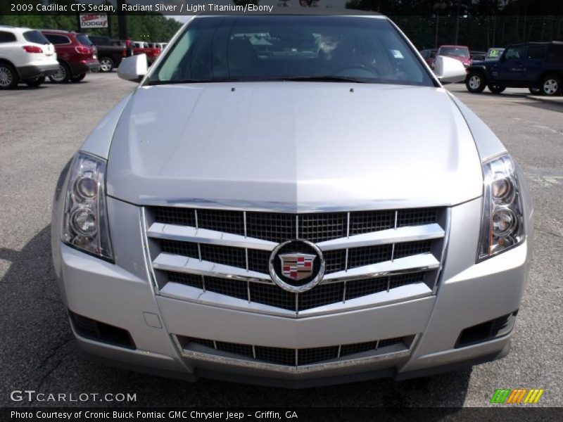 Radiant Silver / Light Titanium/Ebony 2009 Cadillac CTS Sedan