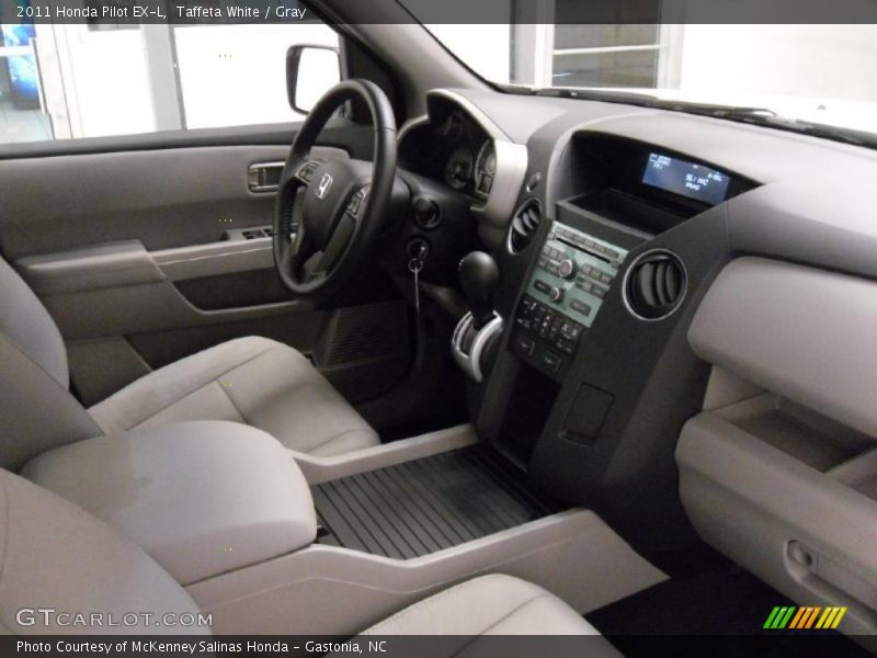 Taffeta White / Gray 2011 Honda Pilot EX-L