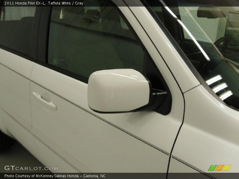 Taffeta White / Gray 2011 Honda Pilot EX-L
