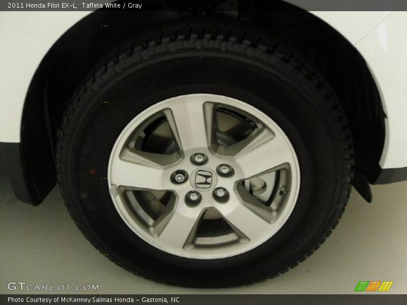 Taffeta White / Gray 2011 Honda Pilot EX-L