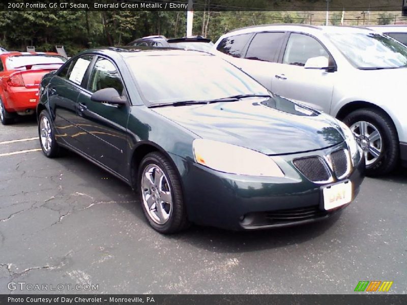 Emerald Green Metallic / Ebony 2007 Pontiac G6 GT Sedan