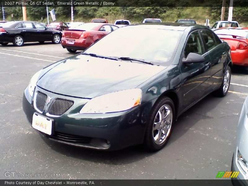 Emerald Green Metallic / Ebony 2007 Pontiac G6 GT Sedan