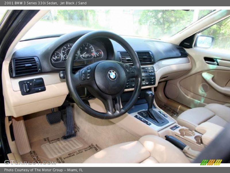 Jet Black / Sand 2001 BMW 3 Series 330i Sedan