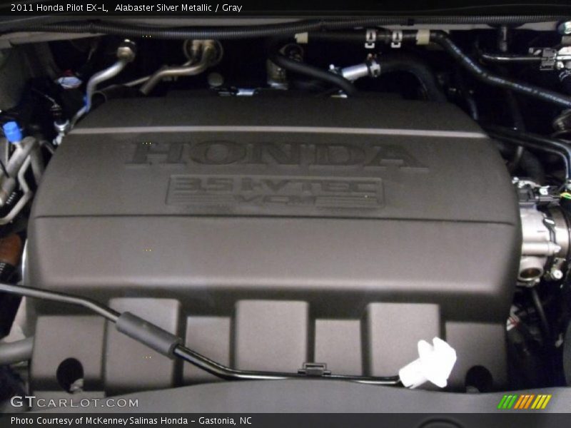 Alabaster Silver Metallic / Gray 2011 Honda Pilot EX-L