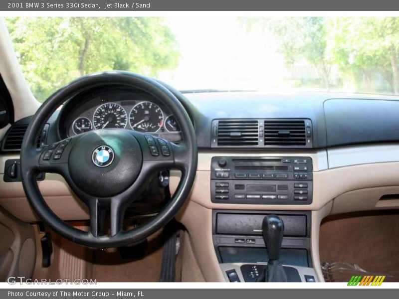 Jet Black / Sand 2001 BMW 3 Series 330i Sedan