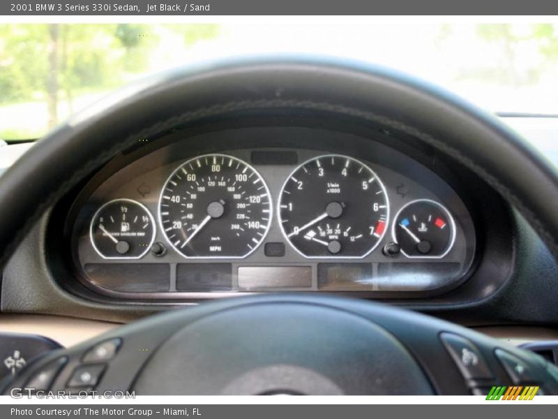 Jet Black / Sand 2001 BMW 3 Series 330i Sedan