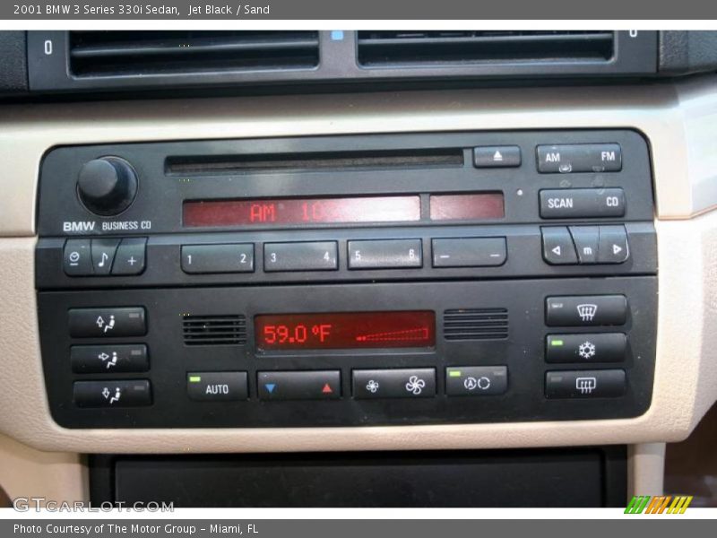 Jet Black / Sand 2001 BMW 3 Series 330i Sedan