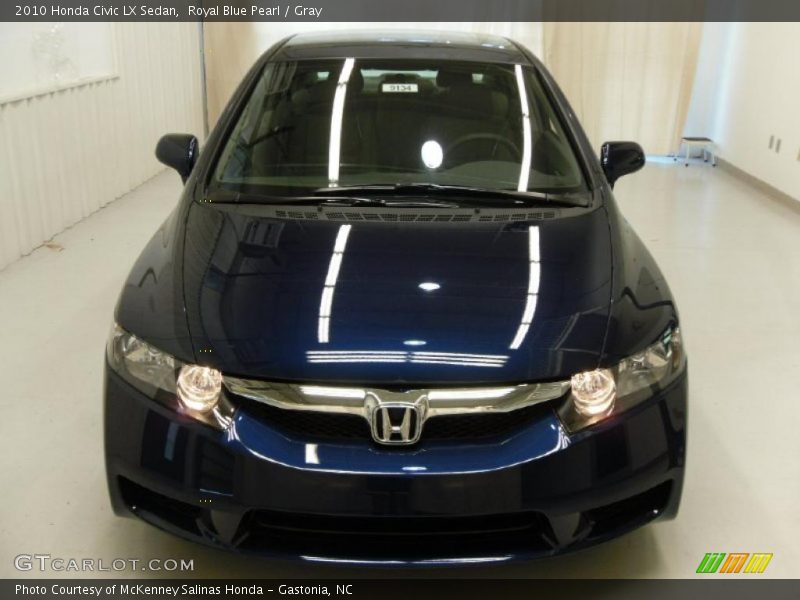 Royal Blue Pearl / Gray 2010 Honda Civic LX Sedan