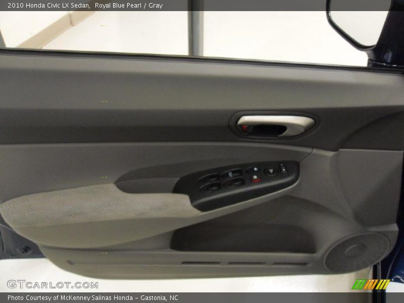 Royal Blue Pearl / Gray 2010 Honda Civic LX Sedan