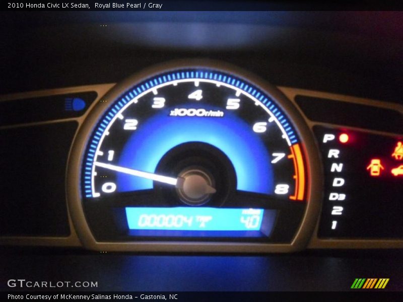 Royal Blue Pearl / Gray 2010 Honda Civic LX Sedan