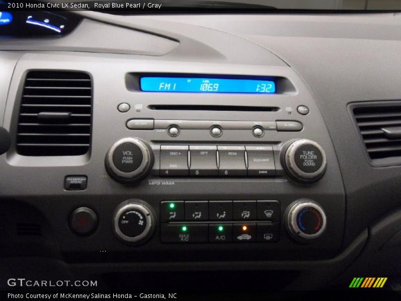 Royal Blue Pearl / Gray 2010 Honda Civic LX Sedan