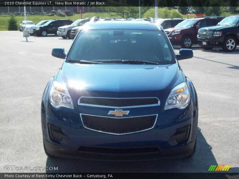 Navy Blue Metallic / Jet Black 2010 Chevrolet Equinox LT