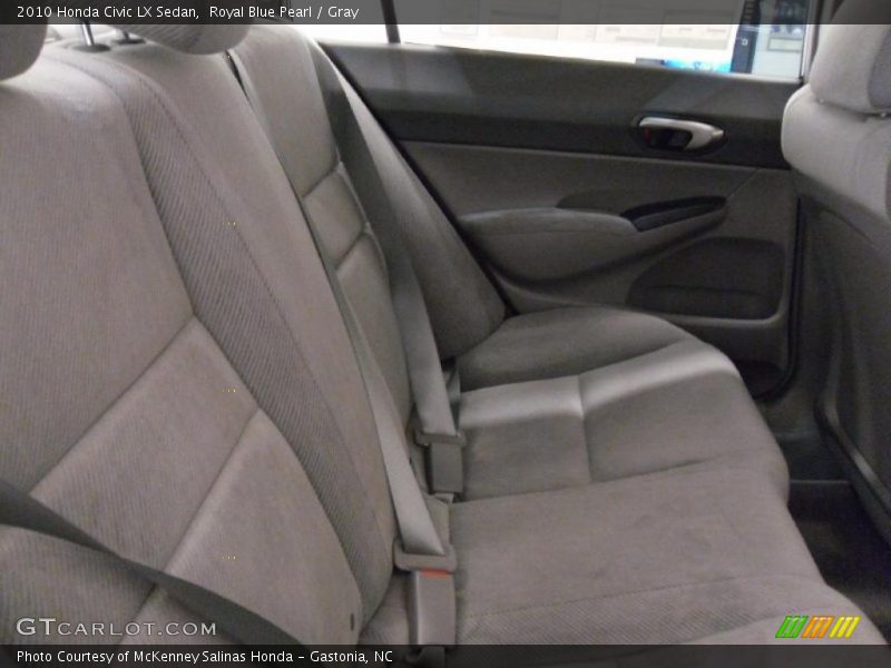 Royal Blue Pearl / Gray 2010 Honda Civic LX Sedan