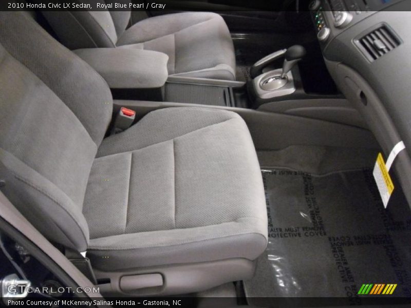 Royal Blue Pearl / Gray 2010 Honda Civic LX Sedan