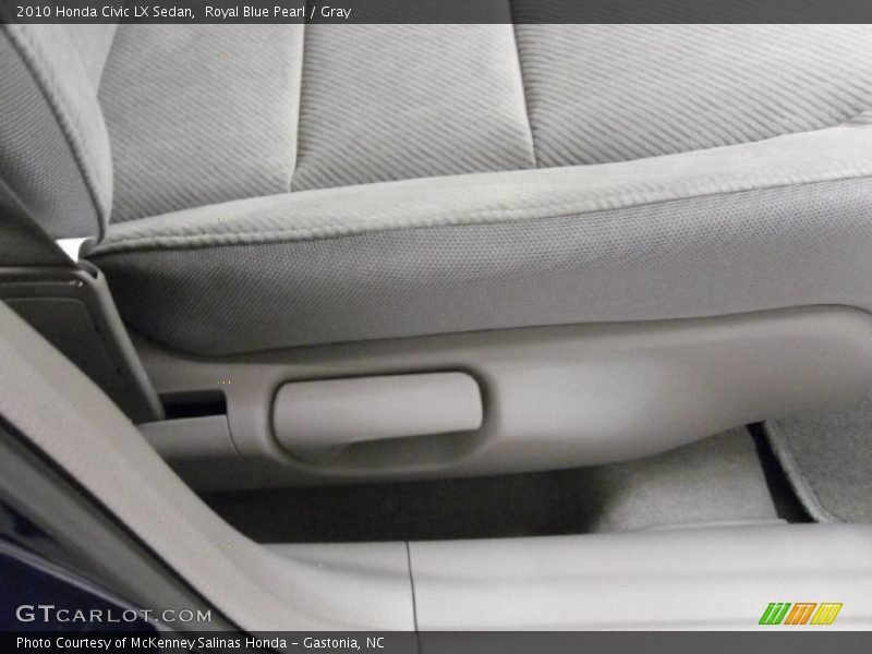 Royal Blue Pearl / Gray 2010 Honda Civic LX Sedan