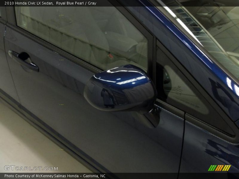 Royal Blue Pearl / Gray 2010 Honda Civic LX Sedan