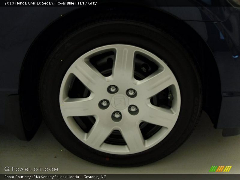 Royal Blue Pearl / Gray 2010 Honda Civic LX Sedan