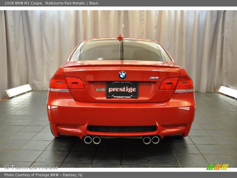 Melbourne Red Metallic / Black 2008 BMW M3 Coupe
