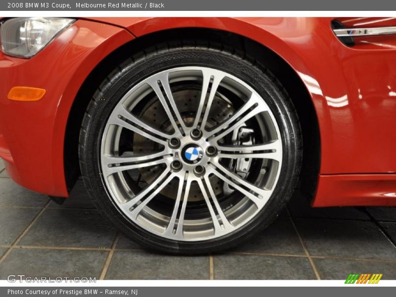 Melbourne Red Metallic / Black 2008 BMW M3 Coupe