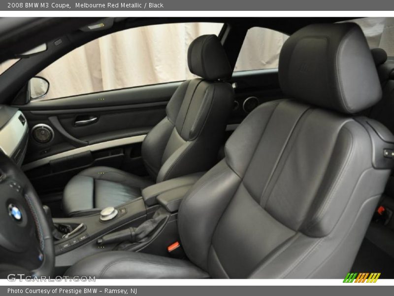 Melbourne Red Metallic / Black 2008 BMW M3 Coupe