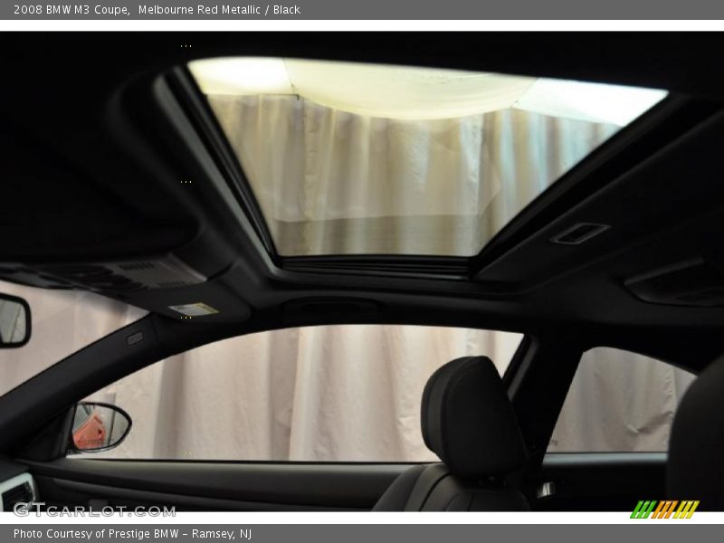 Melbourne Red Metallic / Black 2008 BMW M3 Coupe