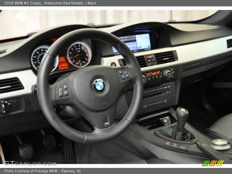 Melbourne Red Metallic / Black 2008 BMW M3 Coupe