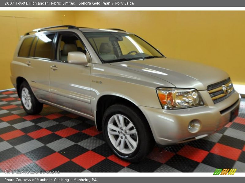 Sonora Gold Pearl / Ivory Beige 2007 Toyota Highlander Hybrid Limited