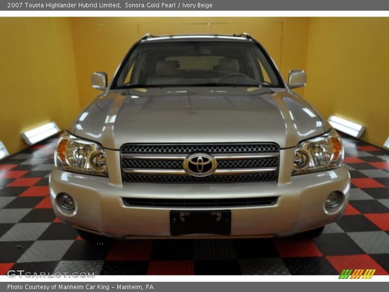 Sonora Gold Pearl / Ivory Beige 2007 Toyota Highlander Hybrid Limited