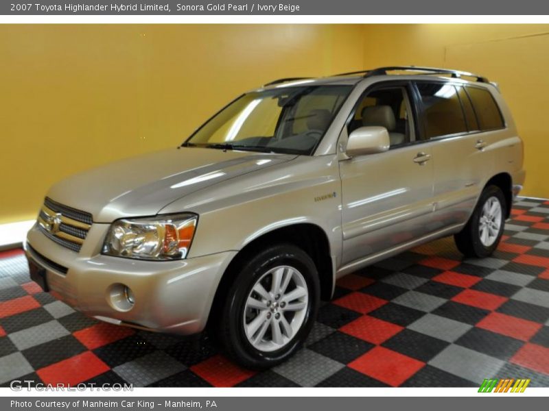 Sonora Gold Pearl / Ivory Beige 2007 Toyota Highlander Hybrid Limited