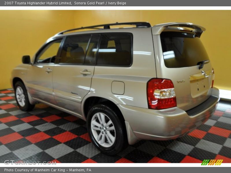 Sonora Gold Pearl / Ivory Beige 2007 Toyota Highlander Hybrid Limited