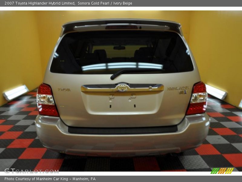 Sonora Gold Pearl / Ivory Beige 2007 Toyota Highlander Hybrid Limited