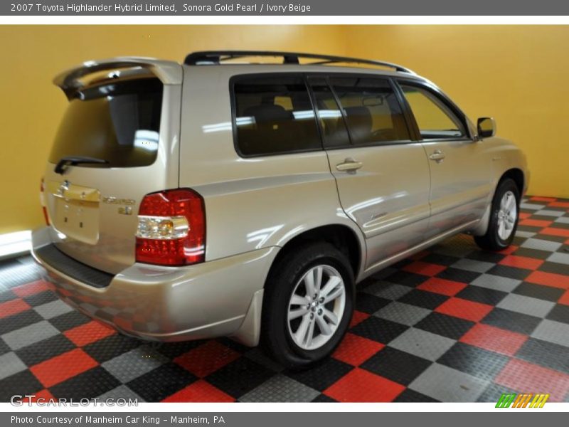 Sonora Gold Pearl / Ivory Beige 2007 Toyota Highlander Hybrid Limited