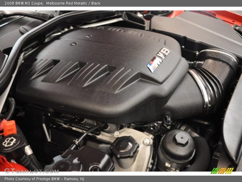 Melbourne Red Metallic / Black 2008 BMW M3 Coupe