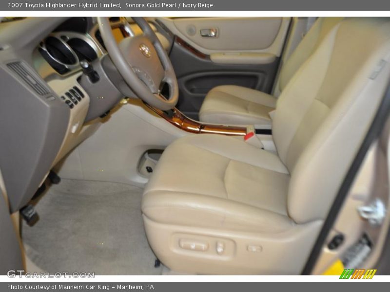 Sonora Gold Pearl / Ivory Beige 2007 Toyota Highlander Hybrid Limited
