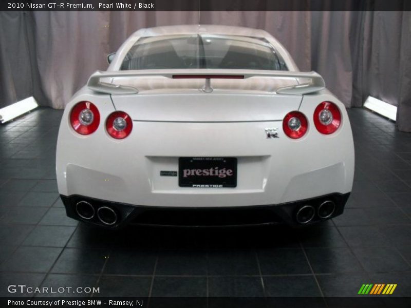Pearl White / Black 2010 Nissan GT-R Premium