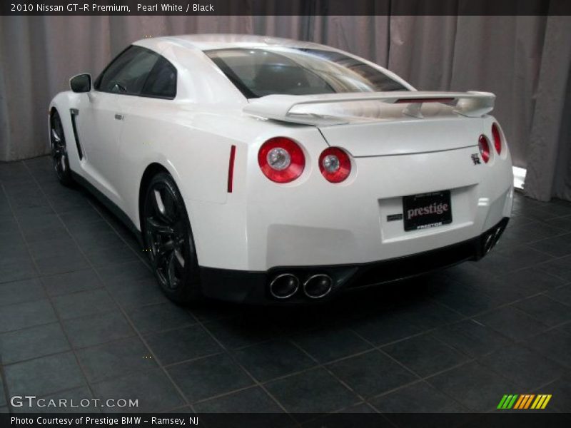 Pearl White / Black 2010 Nissan GT-R Premium