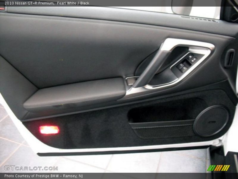 Pearl White / Black 2010 Nissan GT-R Premium