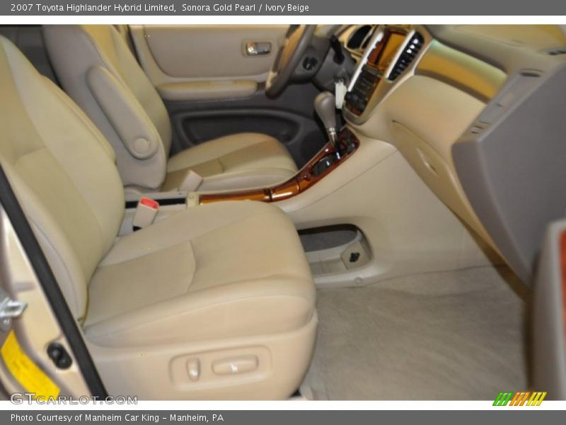 Sonora Gold Pearl / Ivory Beige 2007 Toyota Highlander Hybrid Limited