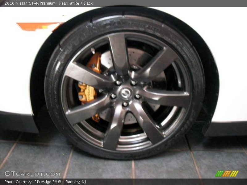 Pearl White / Black 2010 Nissan GT-R Premium