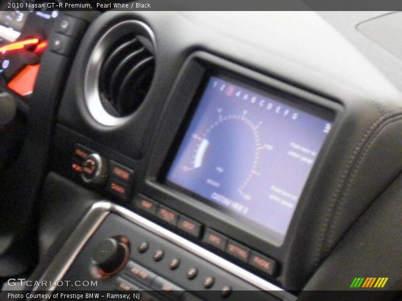 Pearl White / Black 2010 Nissan GT-R Premium