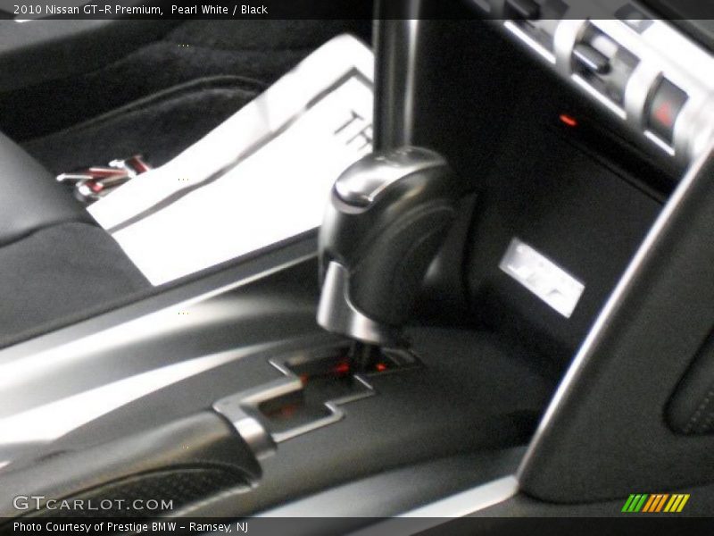 Pearl White / Black 2010 Nissan GT-R Premium