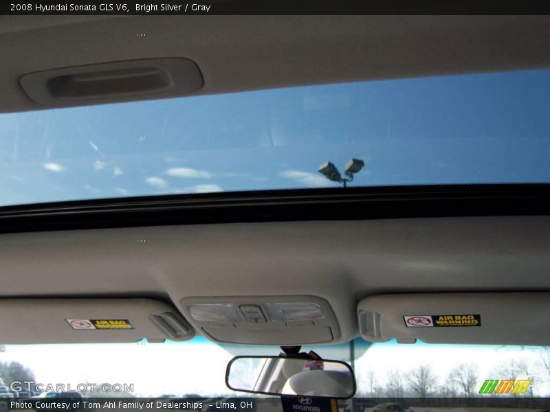 Bright Silver / Gray 2008 Hyundai Sonata GLS V6