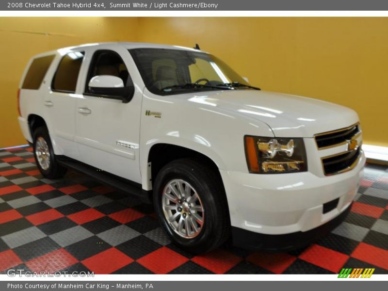 Summit White / Light Cashmere/Ebony 2008 Chevrolet Tahoe Hybrid 4x4