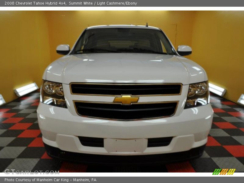 Summit White / Light Cashmere/Ebony 2008 Chevrolet Tahoe Hybrid 4x4