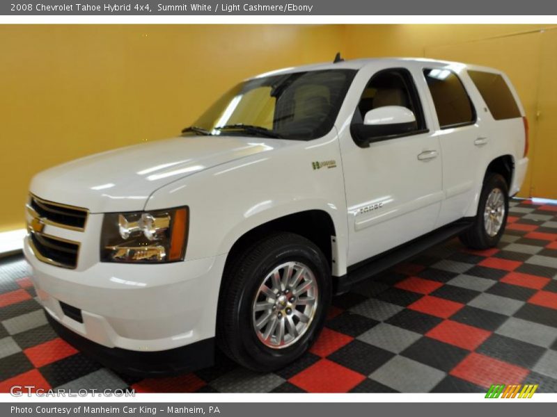 Summit White / Light Cashmere/Ebony 2008 Chevrolet Tahoe Hybrid 4x4