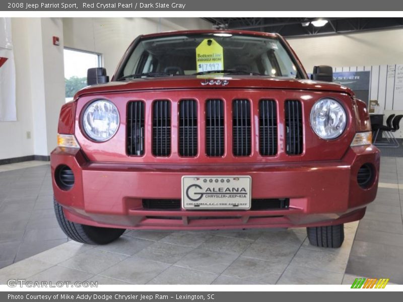Red Crystal Pearl / Dark Slate Gray 2008 Jeep Patriot Sport