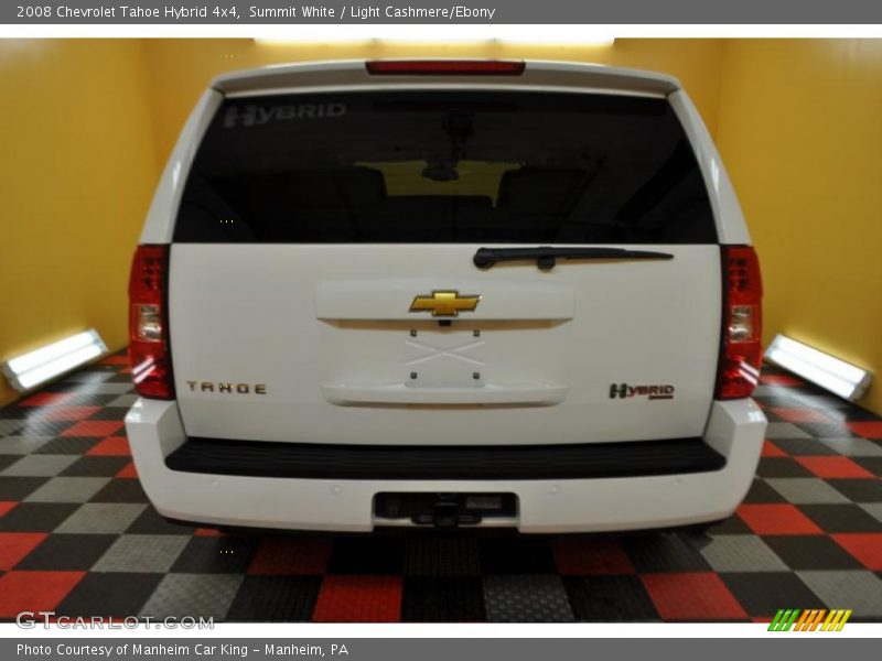 Summit White / Light Cashmere/Ebony 2008 Chevrolet Tahoe Hybrid 4x4