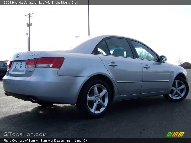 Bright Silver / Gray 2008 Hyundai Sonata Limited V6