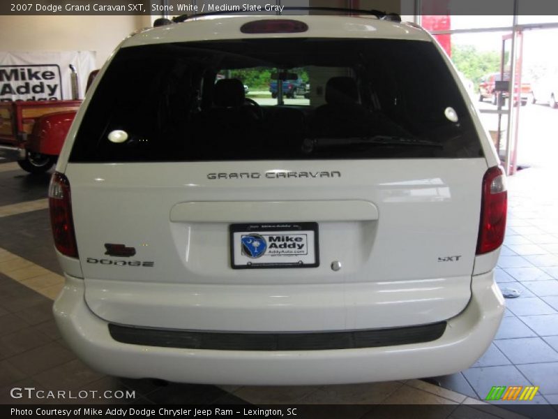 Stone White / Medium Slate Gray 2007 Dodge Grand Caravan SXT