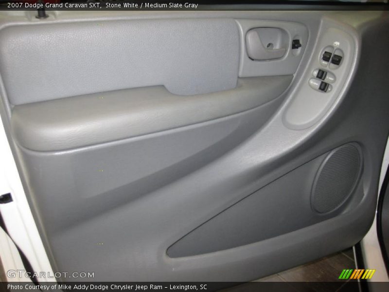 Stone White / Medium Slate Gray 2007 Dodge Grand Caravan SXT